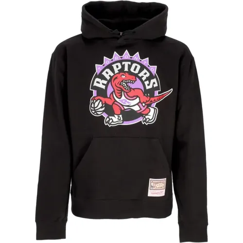 Toronto Raptors Logo Hoodie Schwarz , Herren, Größe: XL - Mitchell & Ness - Modalova