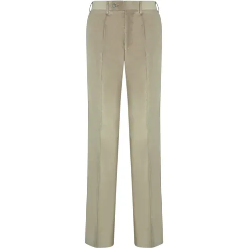 Taupe Cordhose mit Reißverschluss - Canali - Modalova