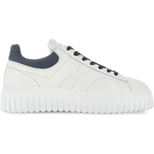 Sporty and Versatile H-Stripes Sneakers , male, Sizes: 9 UK - Hogan - Modalova