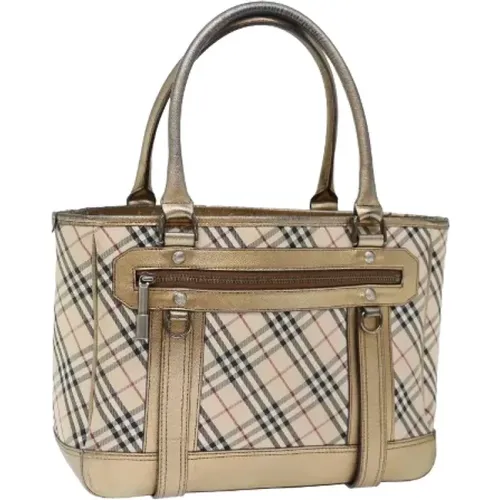 Pre-owned Cotton handbags , female, Sizes: ONE SIZE - Burberry Vintage - Modalova