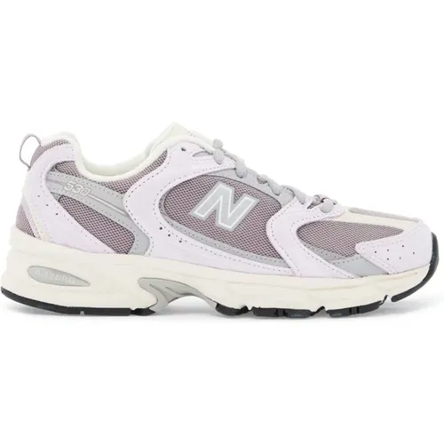 Sneakers aus Mesh und Leder , Damen, Größe: 38 1/2 EU - New Balance - Modalova