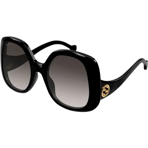 Vintage look sunglasses , female, Sizes: 55 MM - Gucci - Modalova