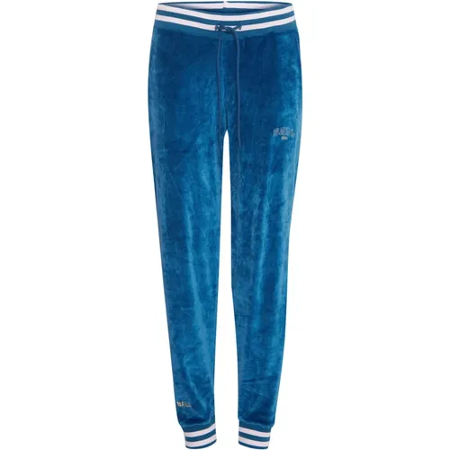 Relaxed Fit Striped Sweatpants Ocean , female, Sizes: XS, S - Ball - Modalova