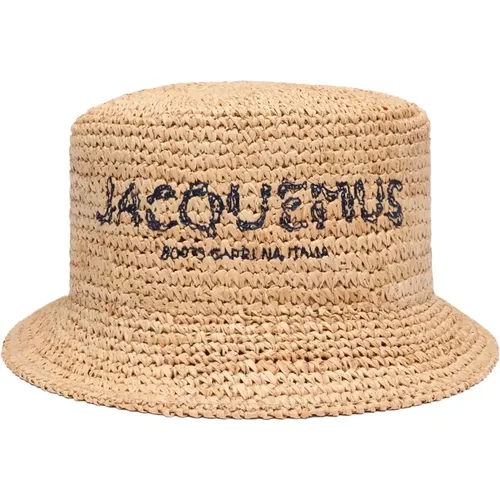 Raffia Bucket Hat mit Geflochtenem Design - Jacquemus - Modalova