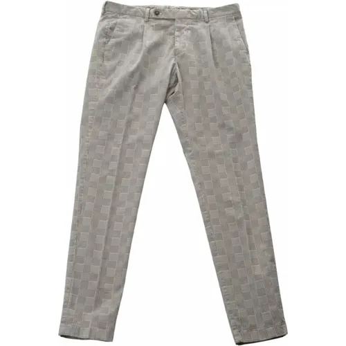 Checked Pattern Pants , male, Sizes: XL - Berwich - Modalova