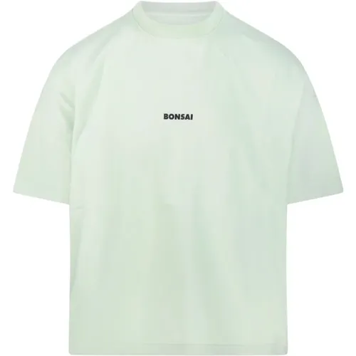 Grünes Logo Oversize Fit T-Shirt , Herren, Größe: M - Bonsai - Modalova