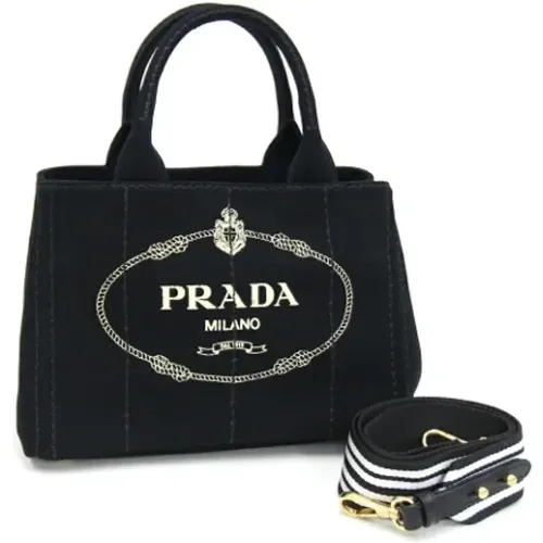 Pre-owned Canvas prada-bags , female, Sizes: ONE SIZE - Prada Vintage - Modalova