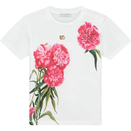 Verspieltes Mädchen T-Shirt - Dolce & Gabbana - Modalova