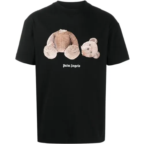 Ice Bear T-Shirt , Herren, Größe: L - Palm Angels - Modalova
