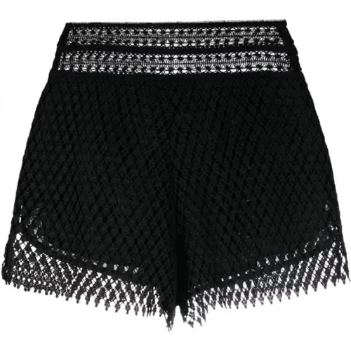 Cotton Broderie Anglaise Mini Shorts , female, Sizes: XS - Ermanno Scervino - Modalova