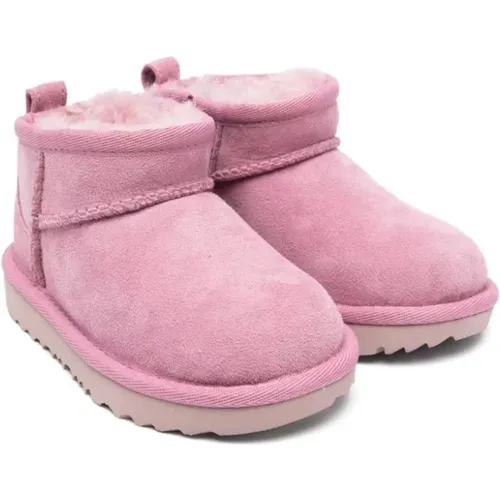 Rosa Leder Shearling Stiefeletten - Ugg - Modalova