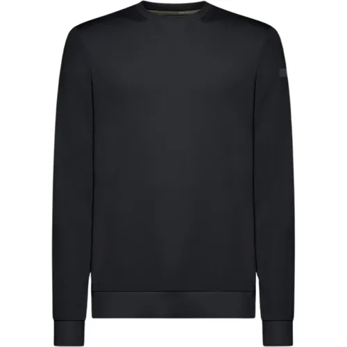 Round Neck Neoprene Fleece Sweater , male, Sizes: L, XL - RRD - Modalova
