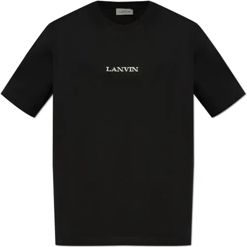 Baumwoll T-Shirt , Herren, Größe: XS - Lanvin - Modalova