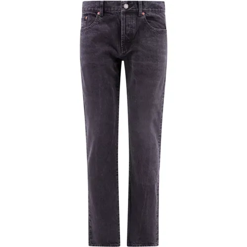 Schwarze Slim Fit Jeans, Hergestellt in Italien , Herren, Größe: W29 - Saint Laurent - Modalova