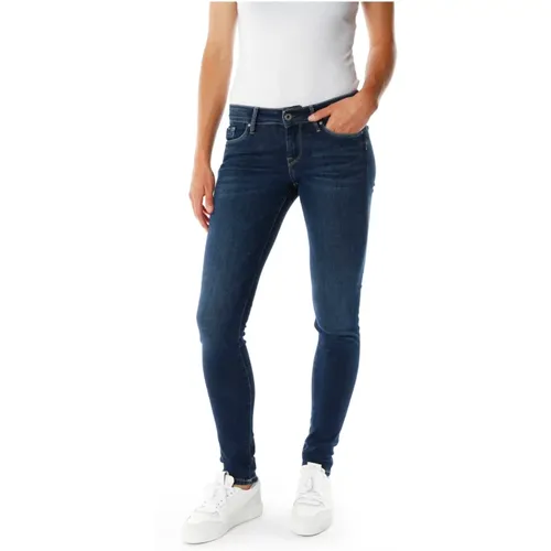 Soho Skinny Fit Mid Waist Jeans , Damen, Größe: W30 L32 - Pepe Jeans - Modalova