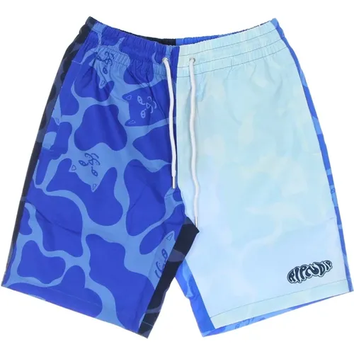 Blaue Badehose Wasserabweisend Elastischer Bund , Herren, Größe: L - Ripndip - Modalova