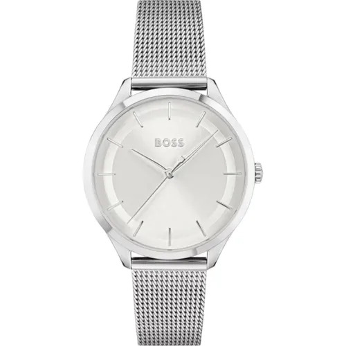 Edelstahl Damenuhr Grau Hugo Boss - Hugo Boss - Modalova