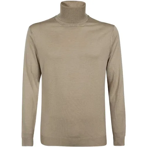 Gerippter Wollrollkragenpullover - Dondup - Modalova