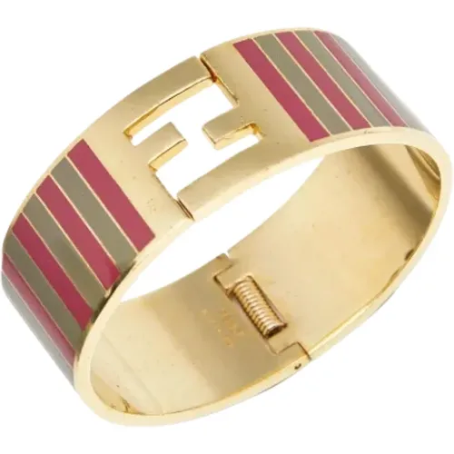 Pre-owned Plastic bracelets , female, Sizes: ONE SIZE - Fendi Vintage - Modalova