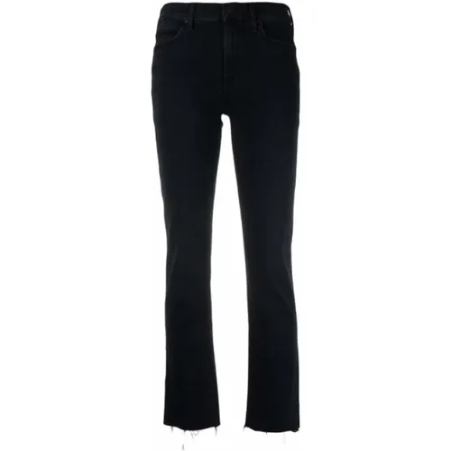 Schwarze Baumwollmischung Flare Jeans , Damen, Größe: W29 - Mother - Modalova