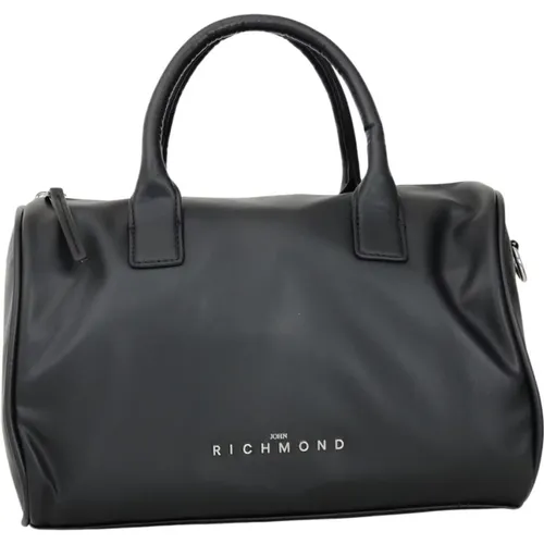 Schwarze Handtasche mit Kettenriemen , Damen, Größe: ONE Size - Richmond - Modalova