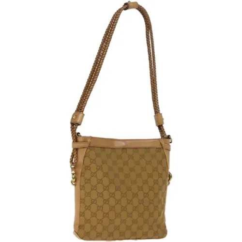 Pre-owned Canvas gucci-bags , female, Sizes: ONE SIZE - Gucci Vintage - Modalova