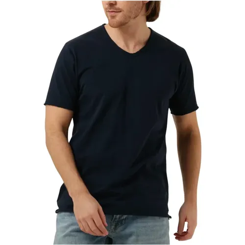 Herren Polo & T-Shirts Steward Slub Jersey , Herren, Größe: M - DSTREZZED - Modalova