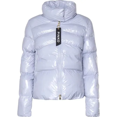 Light Padded Glossy Coat , female, Sizes: 2XS, S - pinko - Modalova