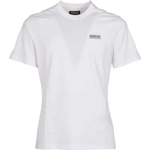 Weiße T-Shirts und Polos , Herren, Größe: M - Barbour - Modalova