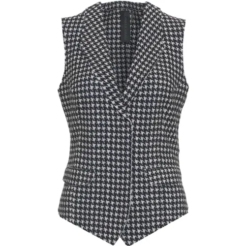 Schwarzer Blazer Elegantes Stretch-Top - Norma Kamali - Modalova