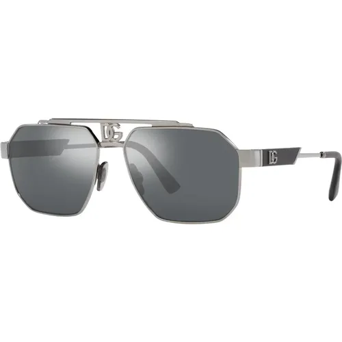 Silber/Silber Sonnenbrille DG 2294,Sunglasses - Dolce & Gabbana - Modalova