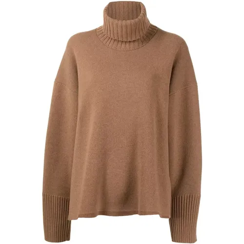 Brauner Oversize Turtleneck Sweatshirt, Oversize Turtleneck Sweatshirt - Proenza Schouler - Modalova