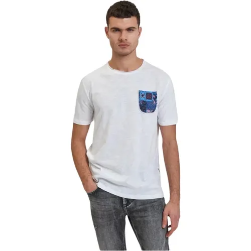 Taschen-T-Shirt Casual Stil - Gianni Lupo - Modalova