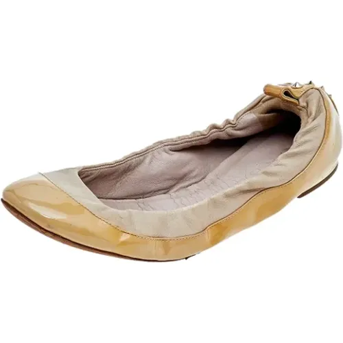 Pre-owned Leather flats , female, Sizes: 3 UK - Burberry Vintage - Modalova