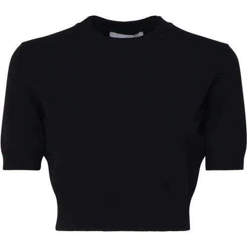 Crop Top Sweater Italy , female, Sizes: M - SPORTMAX - Modalova