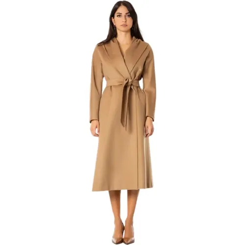 Long Hooded Coat , female, Sizes: S - Max Mara Studio - Modalova