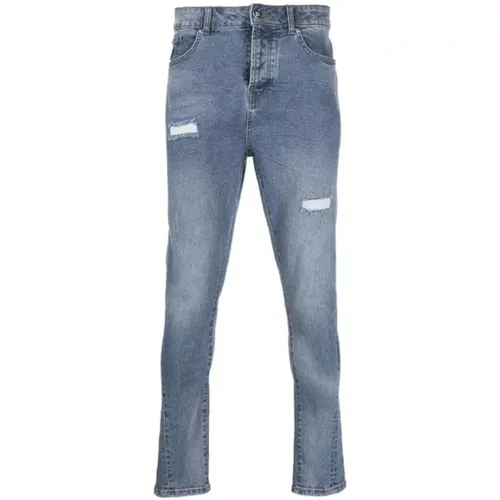 Zerrissene Slim-Fit Jeans , Herren, Größe: W32 - John Richmond - Modalova