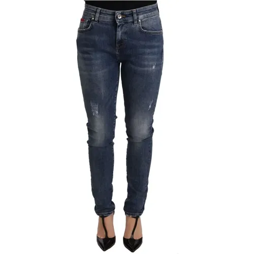 Blaue Waschung Skinny Denim Stretch Jeans - Dolce & Gabbana - Modalova