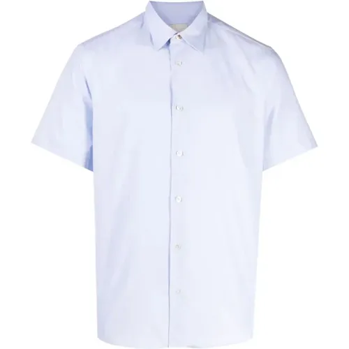 Light Cotton Shirt with Pointed Collar , male, Sizes: 2XL - Paul Smith - Modalova