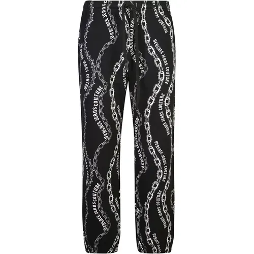 Schwarze Hose für Männer - Versace Jeans Couture - Modalova