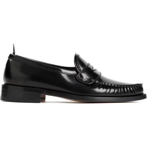 Pleated Varsity Loafers , male, Sizes: 6 UK, 7 UK, 8 UK, 10 UK - Thom Browne - Modalova