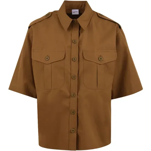 Shirt Model 5470 D307 , female, Sizes: XS, S - Aspesi - Modalova