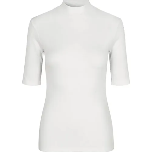 Krown T-Shirt - Porcelain , female, Sizes: M, L, XS, S - Modström - Modalova