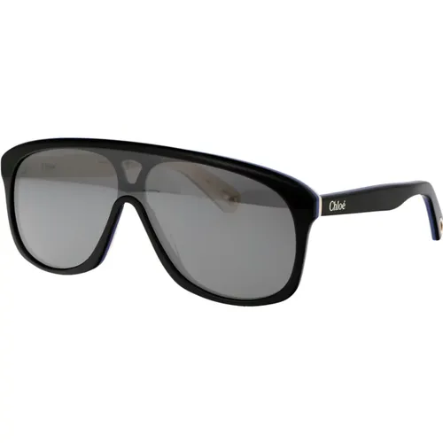 Stylische Sonnenbrille mit Modell Ch0212S , Damen, Größe: ONE Size - Chloé - Modalova