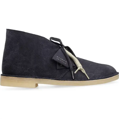 Klassische Suede Desert Boots , Herren, Größe: 41 1/2 EU - Clarks - Modalova