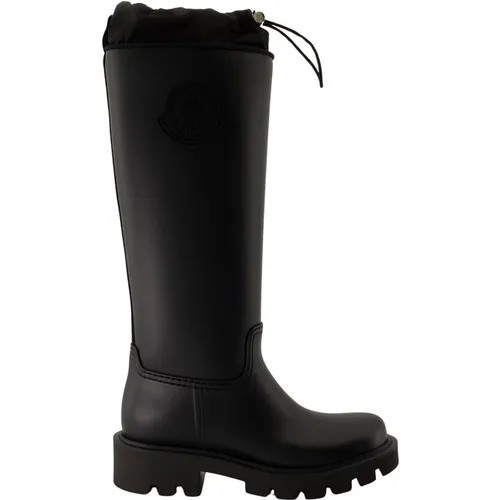 Schwarze Regenstiefel Kickstream , Damen, Größe: 36 EU - Moncler - Modalova