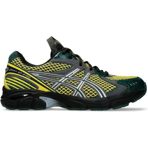 Glossy Sneakers with Metallic Accents , male, Sizes: 9 1/2 UK, 9 UK, 8 UK, 10 1/2 UK, 12 UK, 8 1/2 UK, 7 UK, 10 UK - ASICS - Modalova