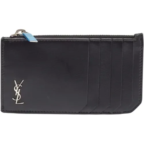 Pre-owned Leather wallets , male, Sizes: ONE SIZE - Yves Saint Laurent Vintage - Modalova