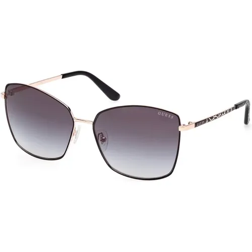 Rose Gold Metal Frame Sunglasses , unisex, Sizes: 59 MM - Guess - Modalova