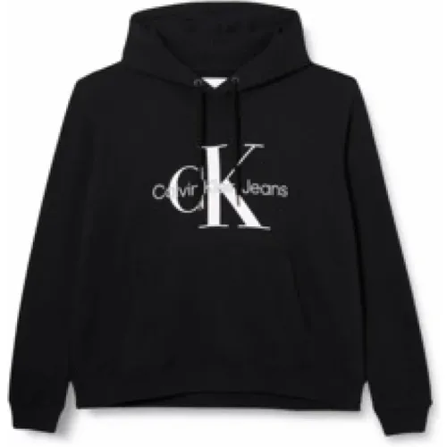 Core Monogram Hoodie in Schwarz , Herren, Größe: S - Calvin Klein - Modalova